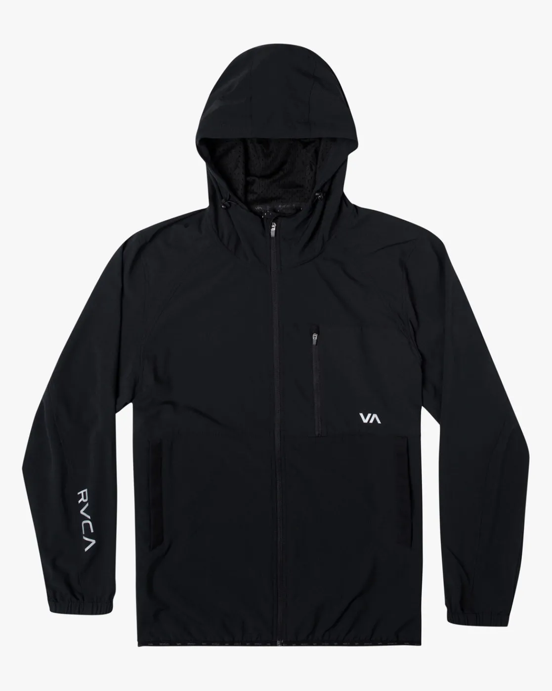 RVCA YOGGER ZIP-UP HOODED JACKET II Black Discount