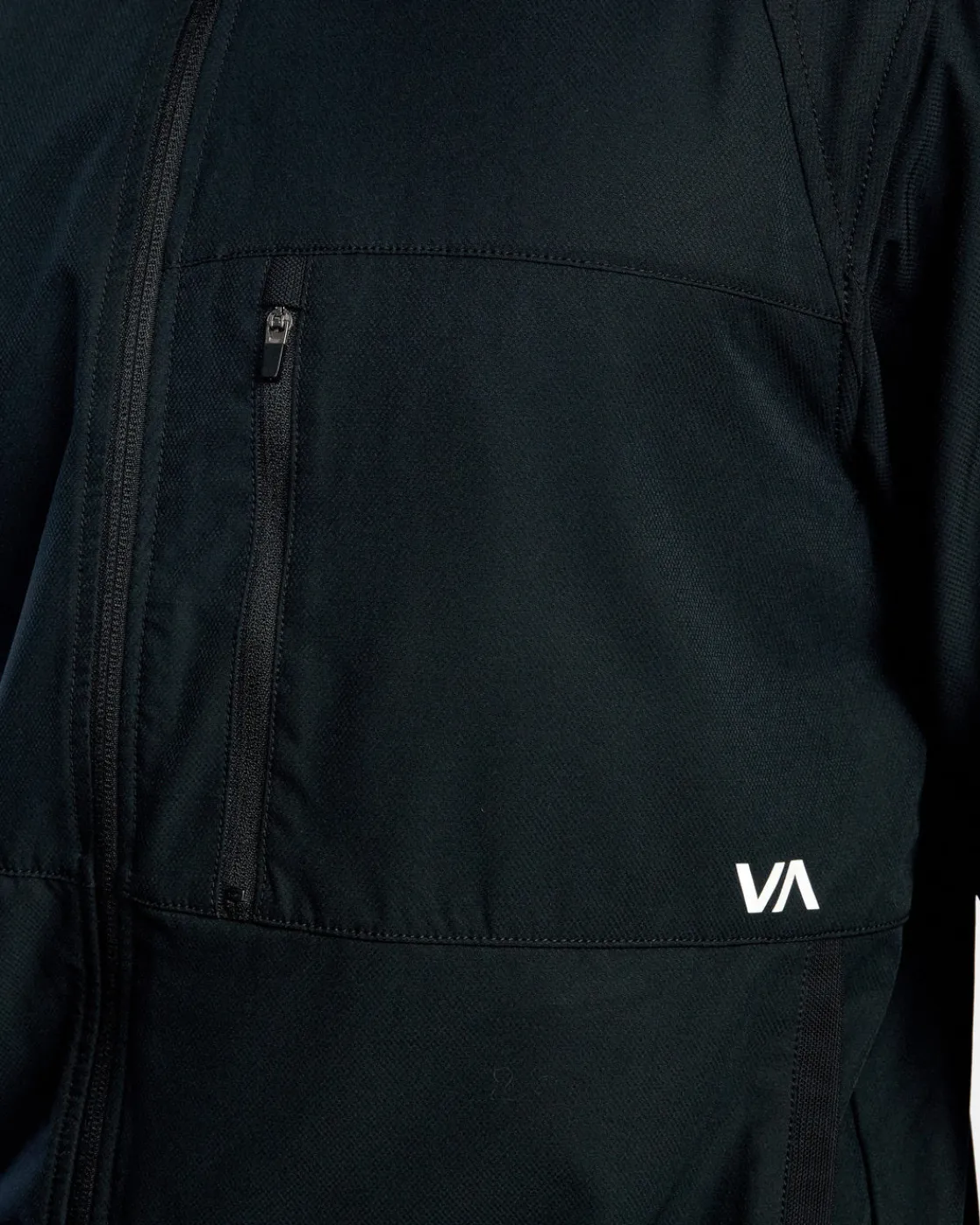 RVCA YOGGER ZIP-UP HOODED JACKET II Black Discount