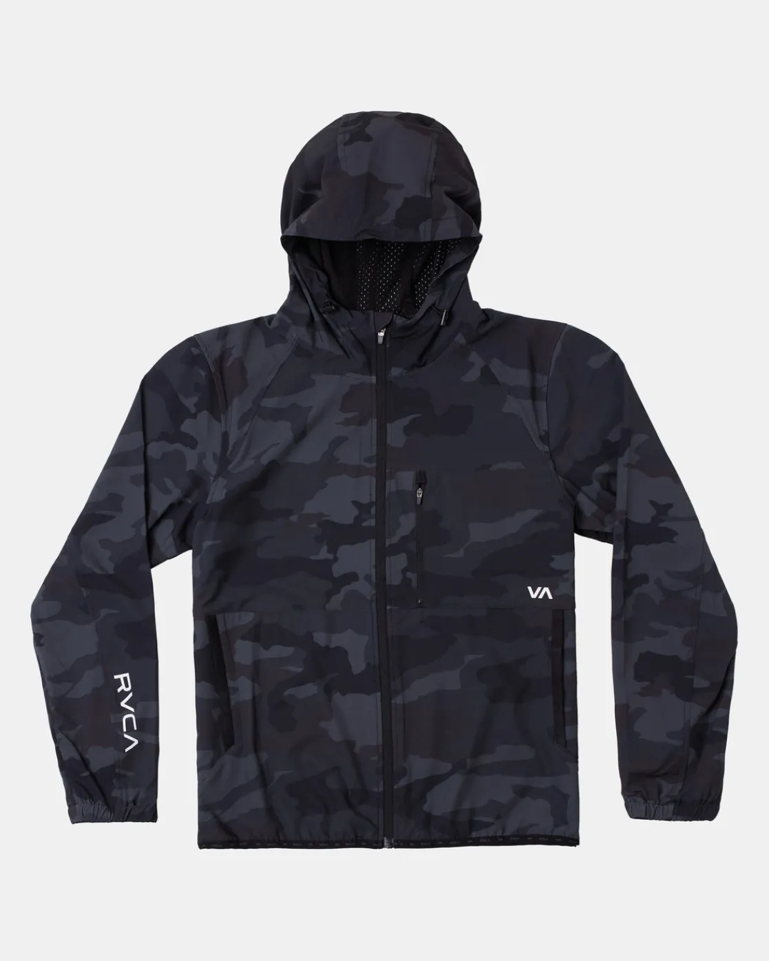 RVCA YOGGER ZIP-UP HOODED JACKET II Camo New