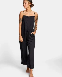 RVCA ZULA JUMPER COVER-UP True Black Sale