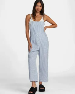 RVCA ZULA JUMPER COVER-UP Coronet Blue New